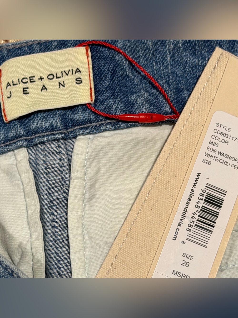 Alice + Olivia Xander Racing Stripe Jean - Picture 12 of 13